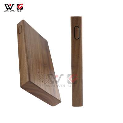 Portable 50000mah 10000mah 20000mah Wooden Power Bank Mobile Charger